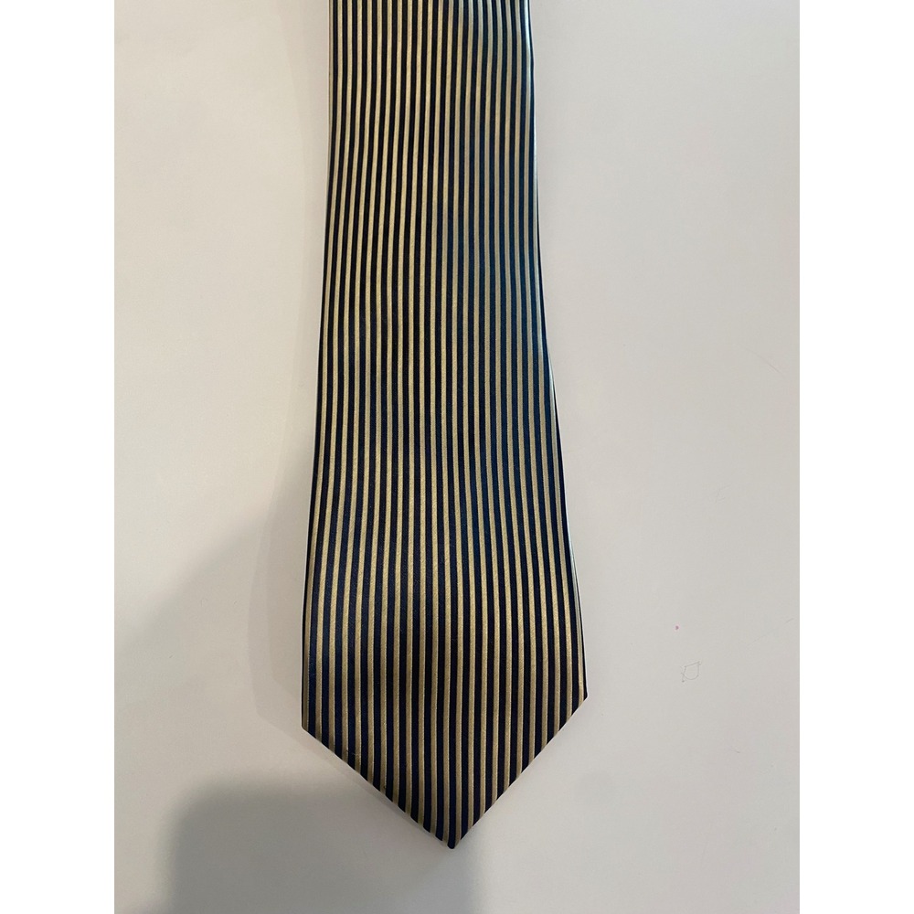 Gianfranco Italy Men's Micro‎ Fiber Hand Made Striped Necktie